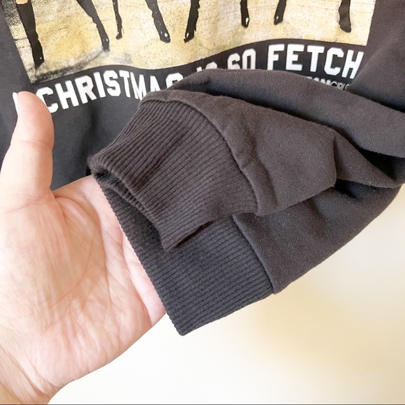 Mean Girls Winter Talent Show Christmas Is So Fetch Sweatshirt Grey Juniors XS - Picture 5 of 9